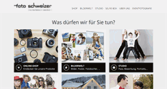 Desktop Screenshot of foto-schweizer.de