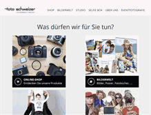 Tablet Screenshot of foto-schweizer.de